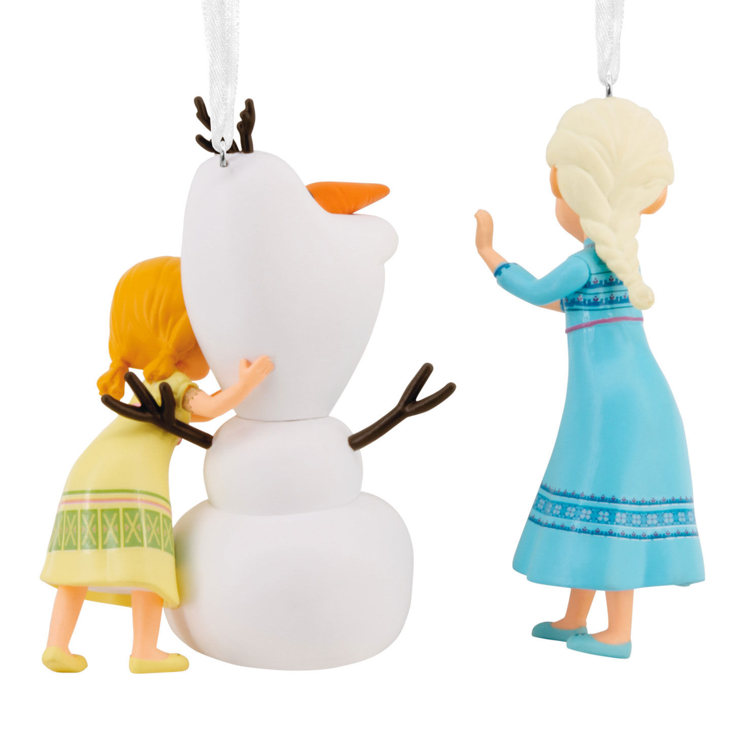 Disney Frozen Elsa, Anna, Olaf Christmas Ornaments back image number 9