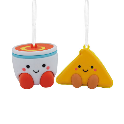 Better Together Tomato Soup and Grilled Cheese Magnetic Hallmark Ornaments, Set of 2, 