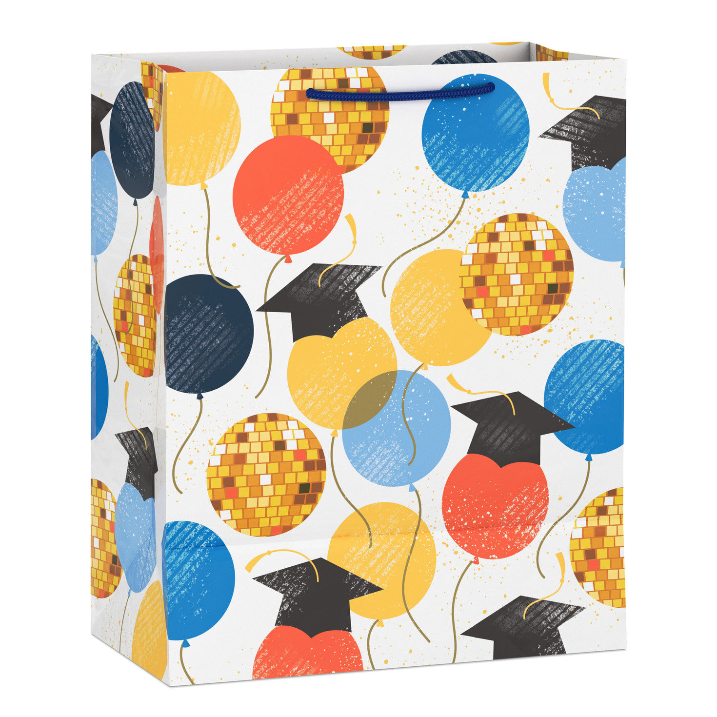 Balloons, Disco Balls and Grad Caps Large Gift Bag back image number 6