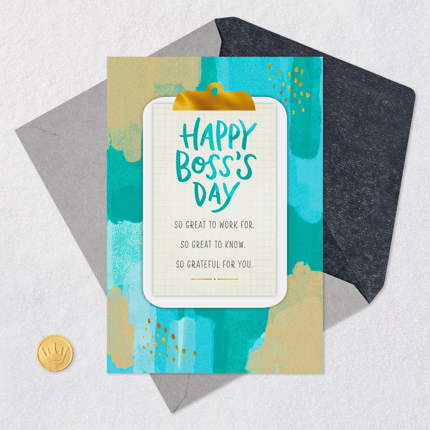 Clipboard You're So Great Boss's Day Card for only USD 3.99 | Hallmark