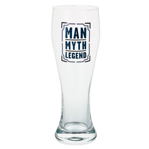 Man, Myth, Legend Pilsner Glass, 19.27 oz., 