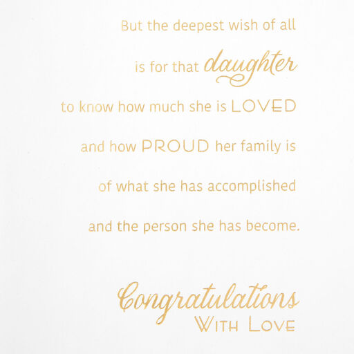 How Much You Are Loved Graduation Card for Daughter, 