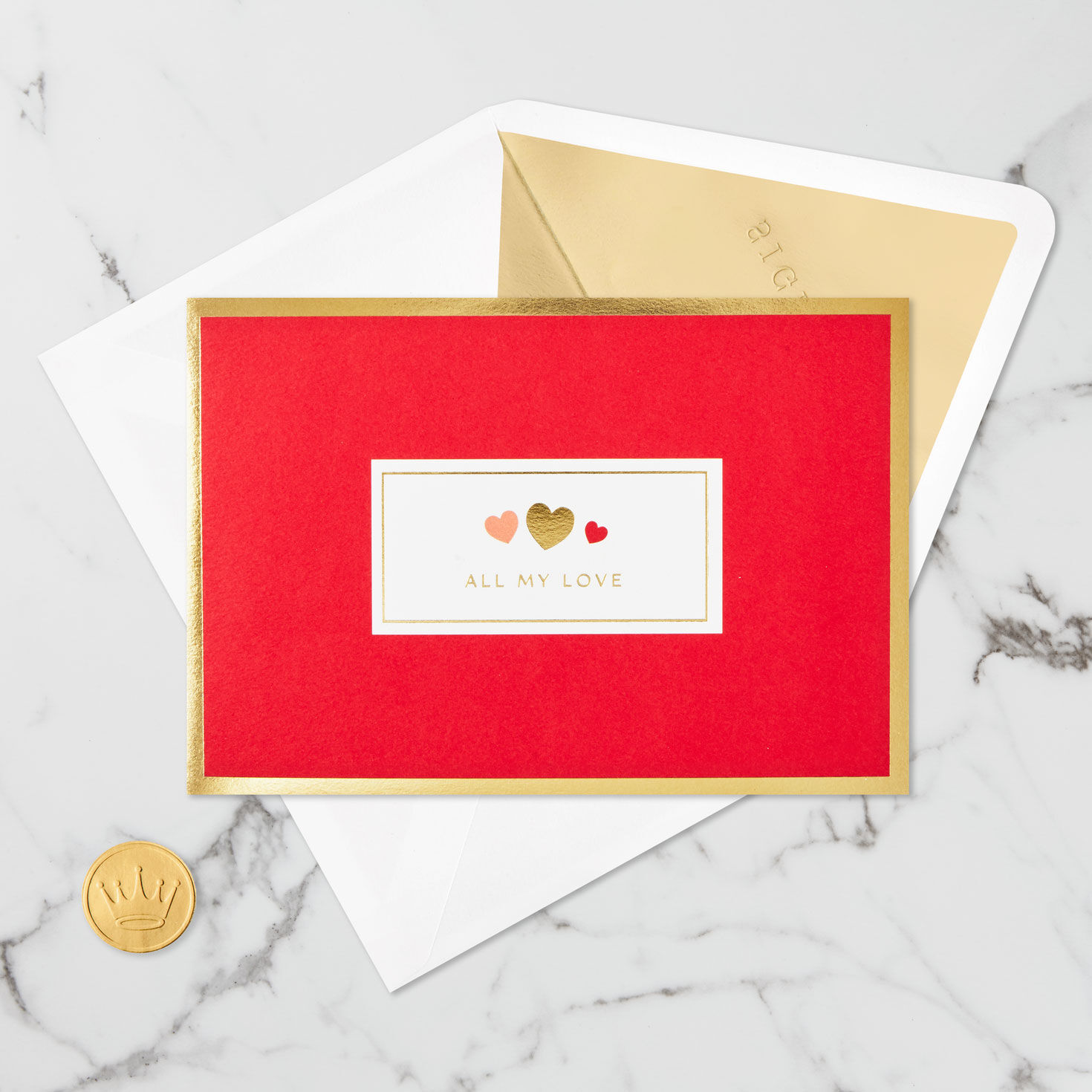 All My Love Hearts 3D Pop-Up Love Card, , large image number 4