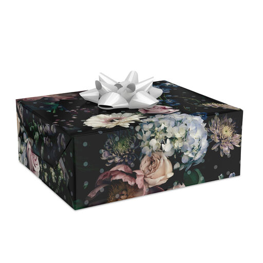 Shadowed Floral Wrapping Paper, 27 sq. ft., 