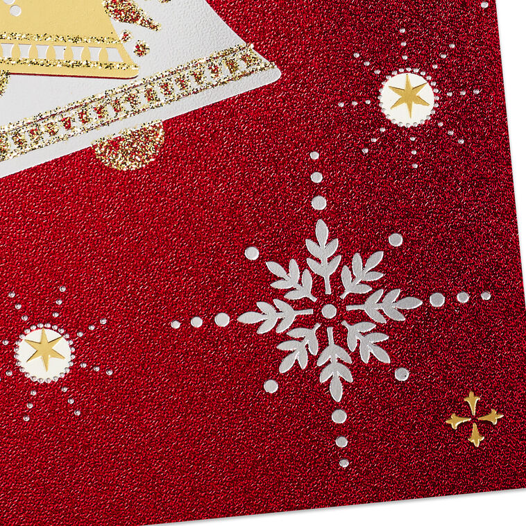 Bells Granddaughter and Husband Christmas Card Card Front Detial image number 6