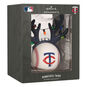 Twins Reindeer Baseball Christmas Ornament package front image number 7
