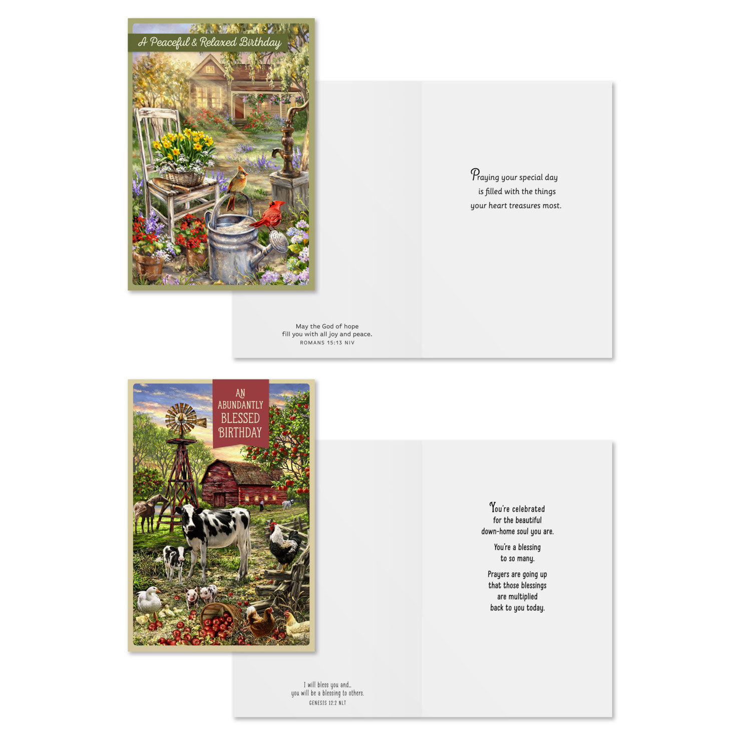 Dona Gelsinger DaySpring Birthday Cards Assortment Card Front with Sentiment image number 3