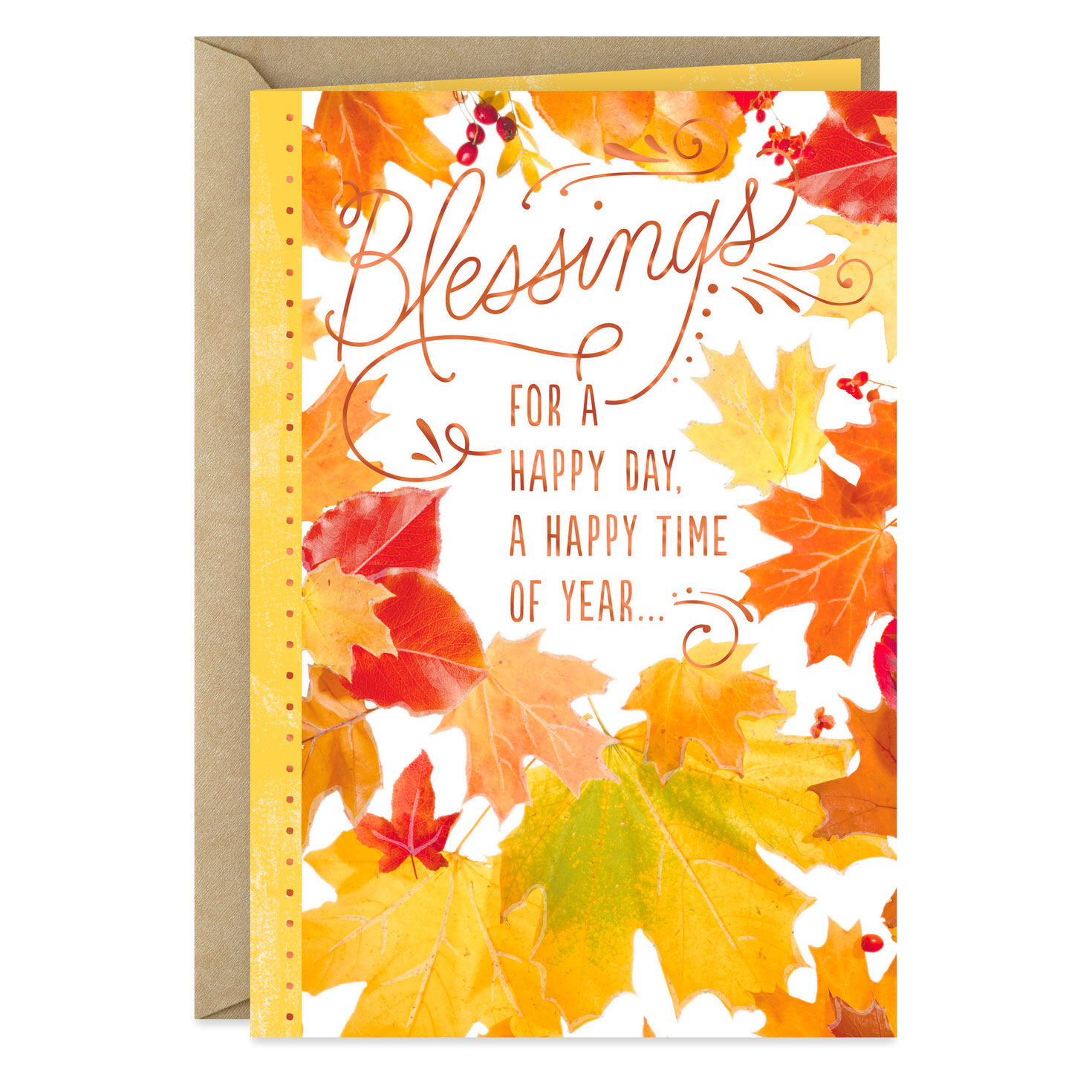 Blessings Like You Thanksgiving Card