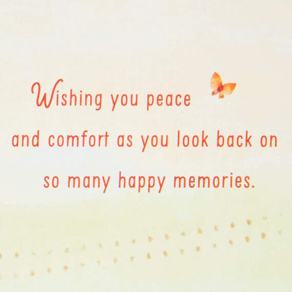 Wishing You Peace and Comfort Sympathy Card for Loss of Pet, , large image number 2