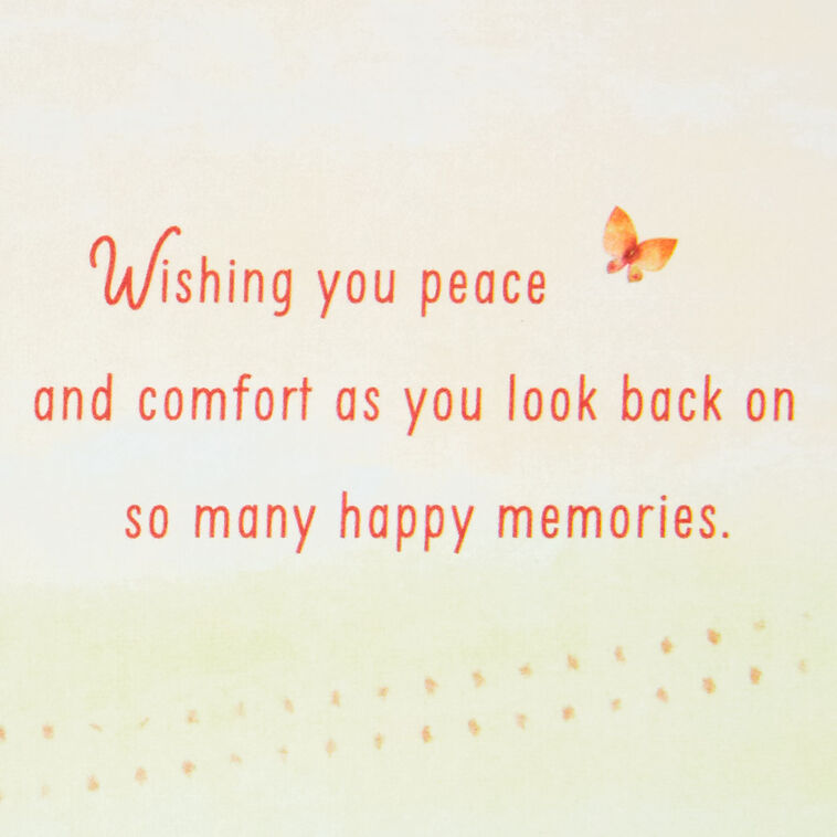 Wishing You Peace and Comfort Sympathy Card for Loss of Pet, , large image number 2