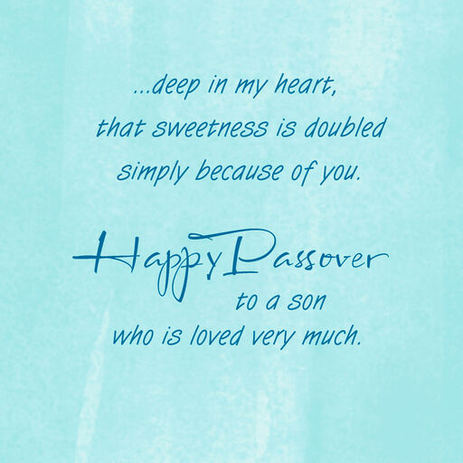 You're Loved So Much Passover Card for Son, 