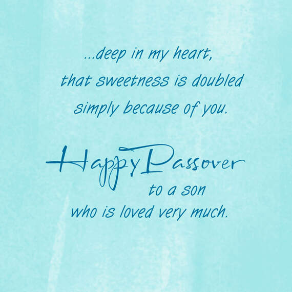 You're Loved So Much Passover Card for Son, , large image number 2