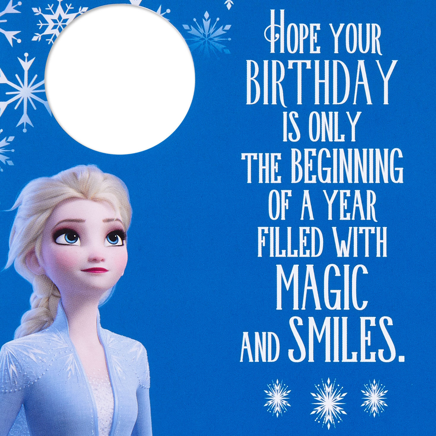 Disney Frozen 2 Elsa Magical Journey Birthday Card With Temporary Tattoos for only USD 5.59 | Hallmark