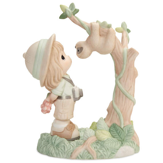 Precious Moments Keep Looking Up Girl and Sloth Figurine, 6.75", , large image number 4