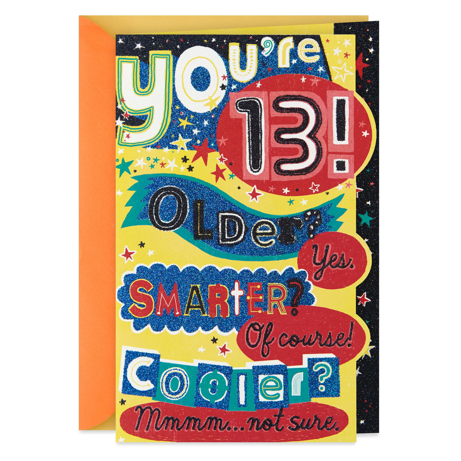 Older and Cooler Funny 13th Birthday Card - Greeting Cards - Hallmark