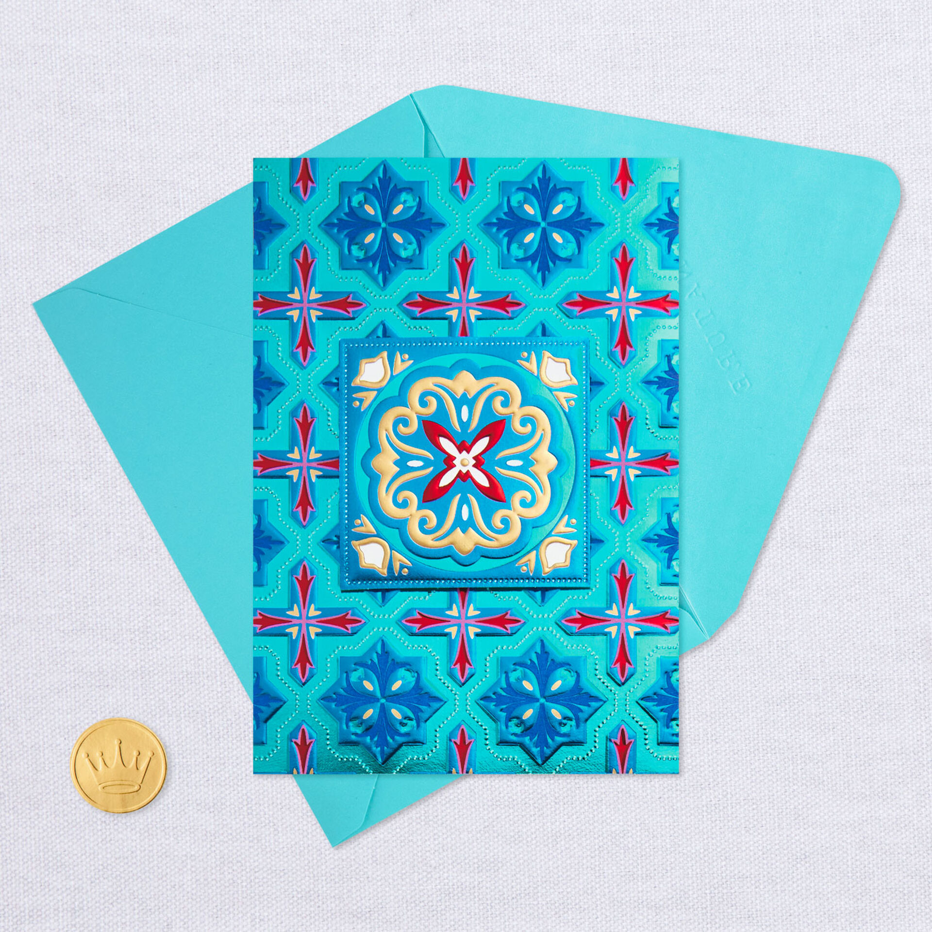 geometric gems blank card greeting cards hallmark