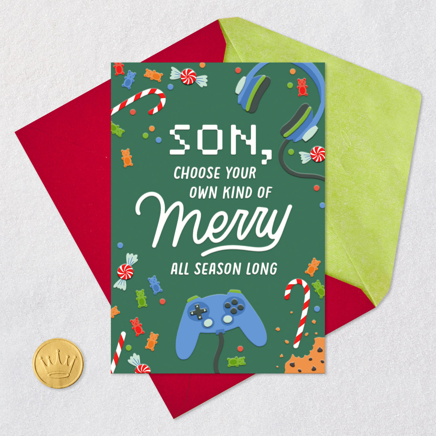 Choose Your Own Kind of Merry Christmas Card for Son for only USD 3.59 | Hallmark
