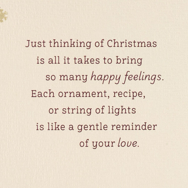 Holiday Icons With Tag Mom Christmas Card Sentiment image number 2