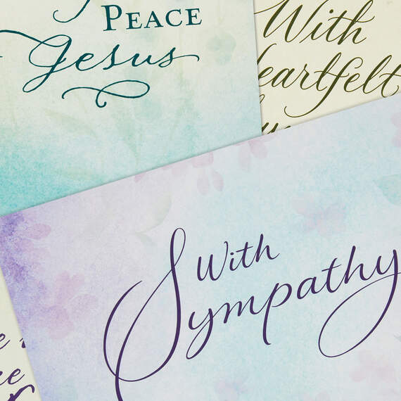 Simply Stated Boxed Religious Sympathy Cards Assortment, Pack of 12, , large image number 5