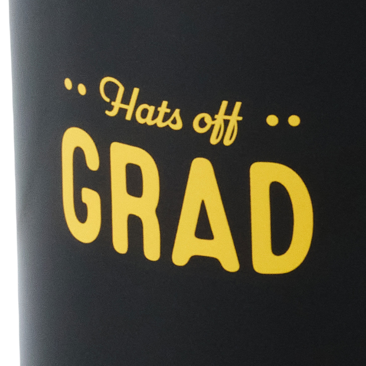 Hats Off Grad Sculpted Mug With Grad Cap Lid upclose view image number 5