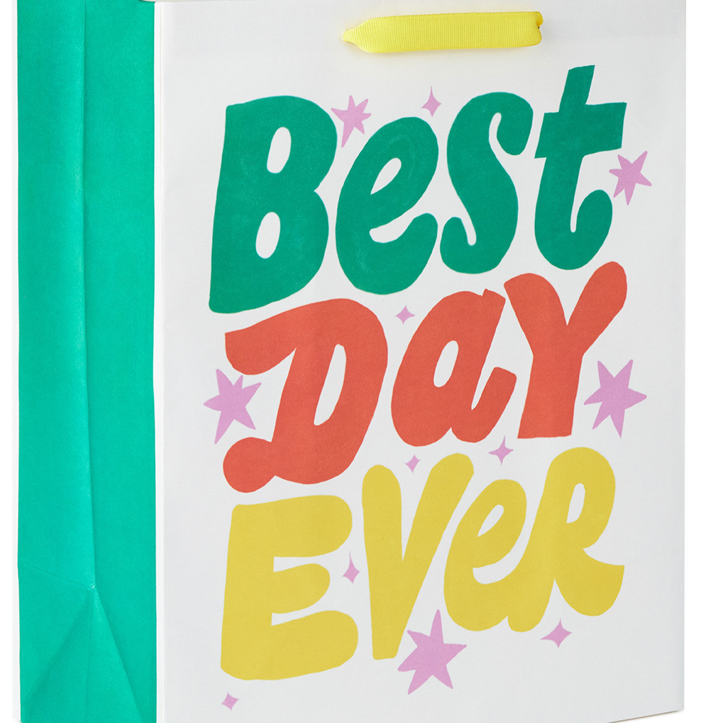 Modern Rainbows Birthday Large Gift Bag 3-Pack Base/Side Detail image number 5