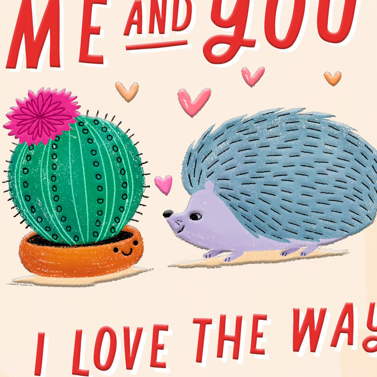 Cactus and Porcupine Anniversary Card for Spouse  image number 4
