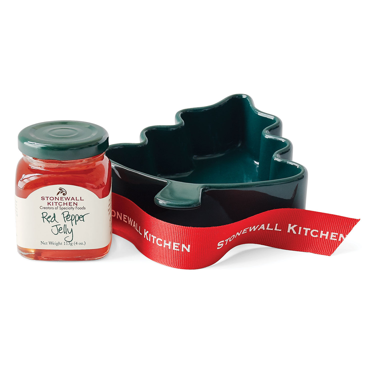 Stonewall Kitchen Red Pepper Jelly in Tree Ramekin, 4 oz.