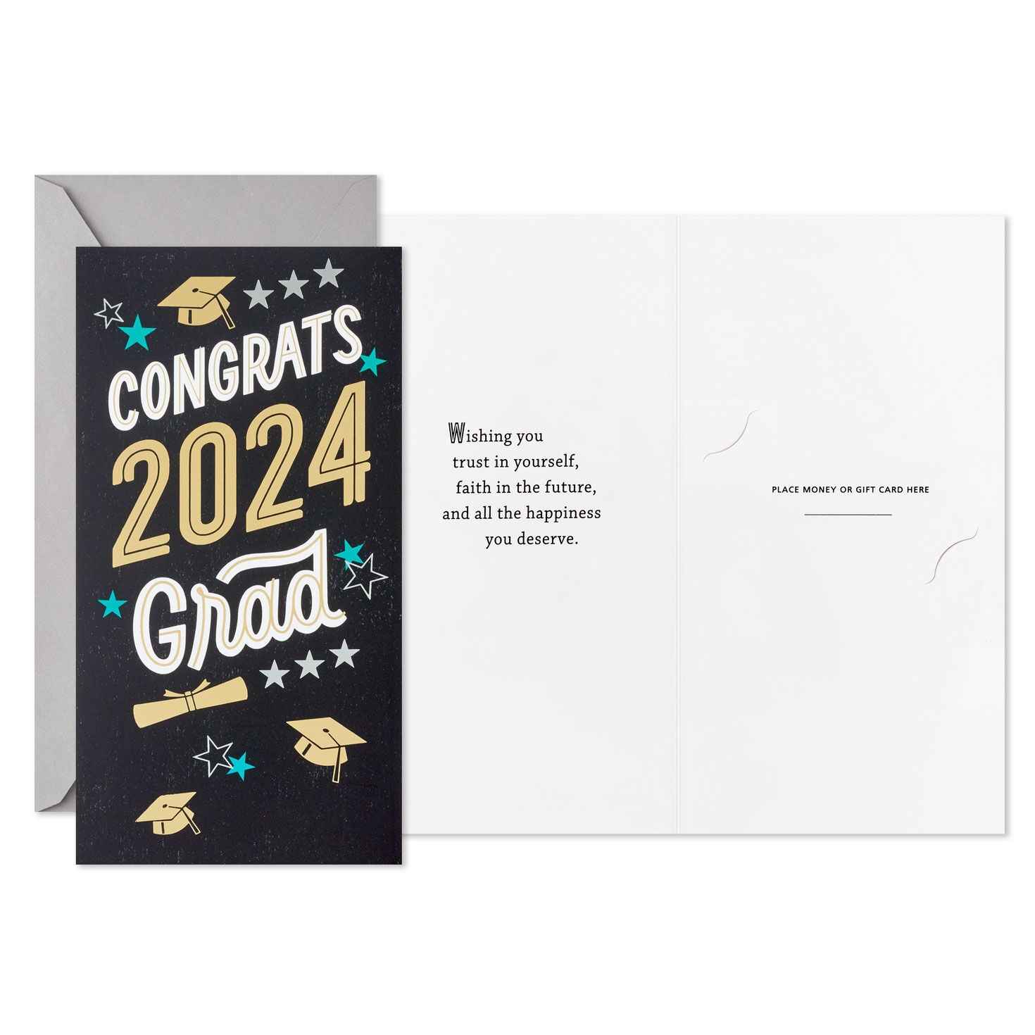Wishing You Happiness 2024 Money Holder Graduation Cards, Pack of 10 ...