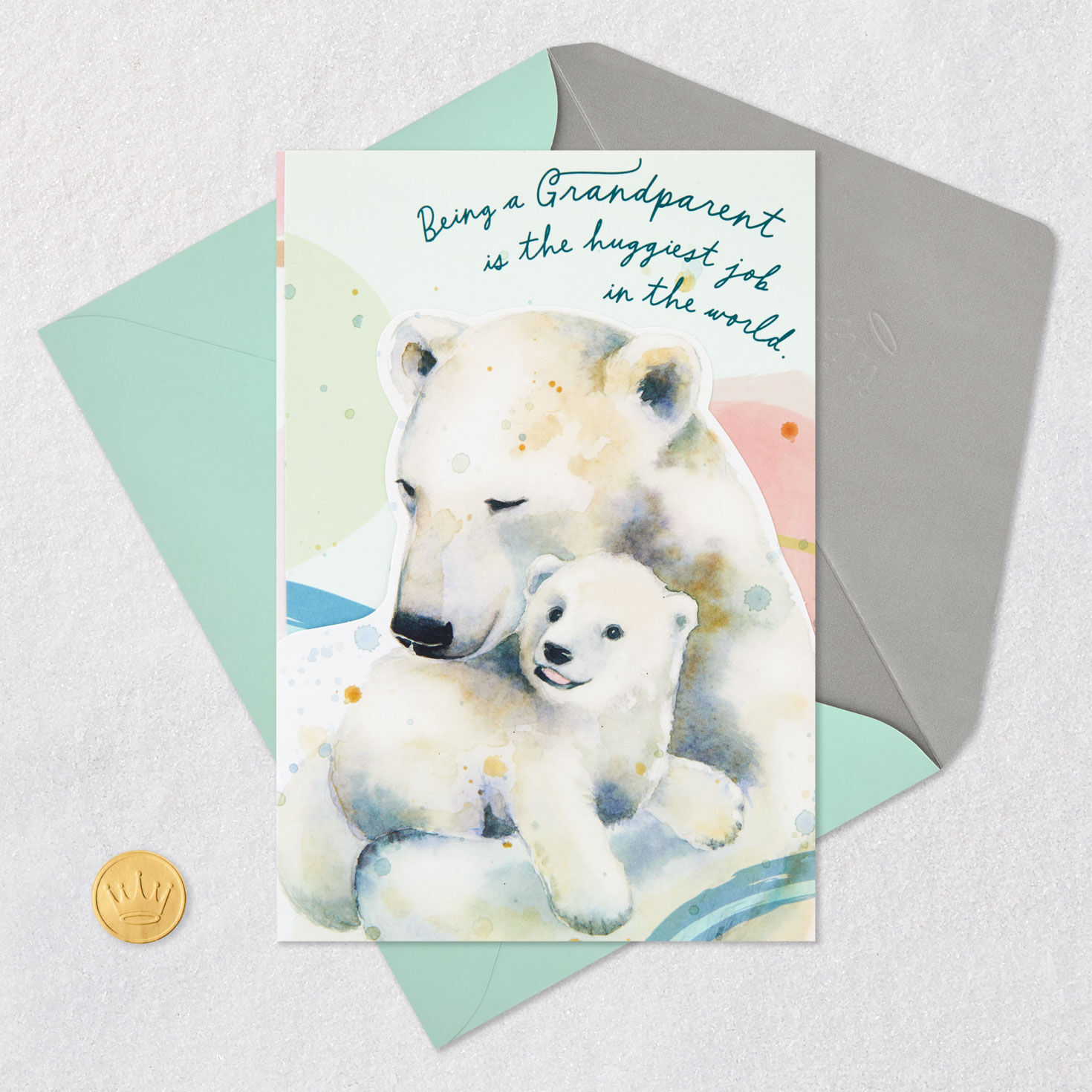 The Huggiest Job in the World New Baby Card for Grandparents for only USD 2.99 | Hallmark