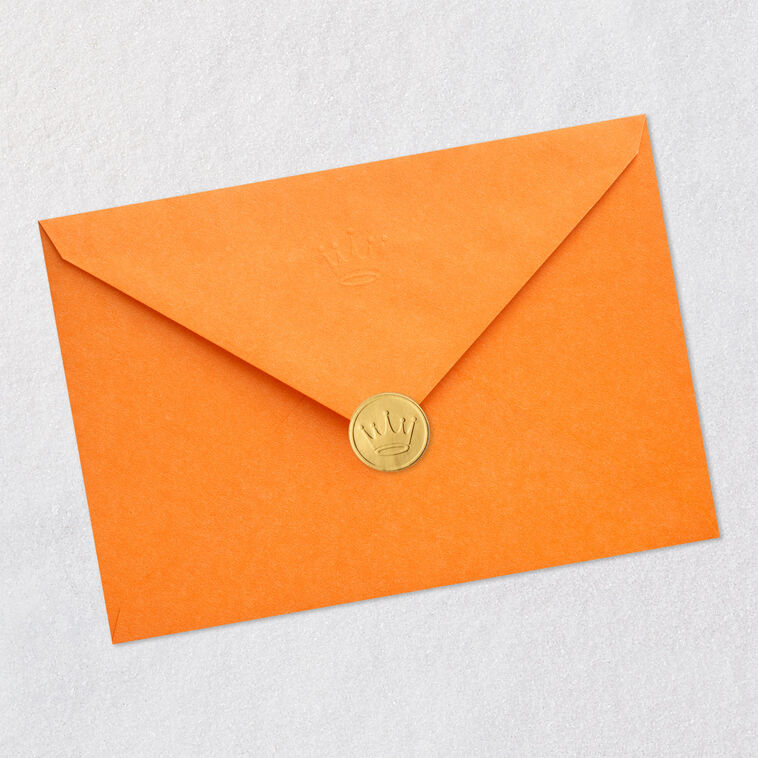 Dog With Lots of Wishes Birthday Card Envelope Back with Seal image number 11