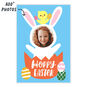 Personalized Bunny Face & Chick Easter Photo Card  image number 2