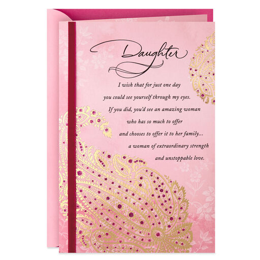 An Amazing Woman Mother's Day Card for Daughter, 