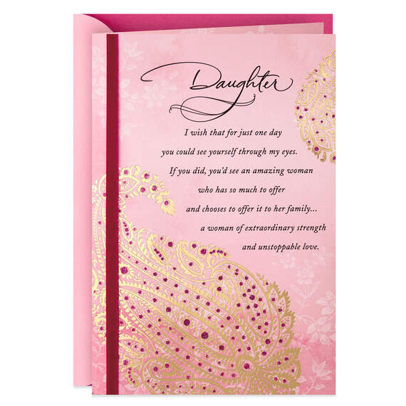 An Amazing Woman Mother's Day Card for Daughter