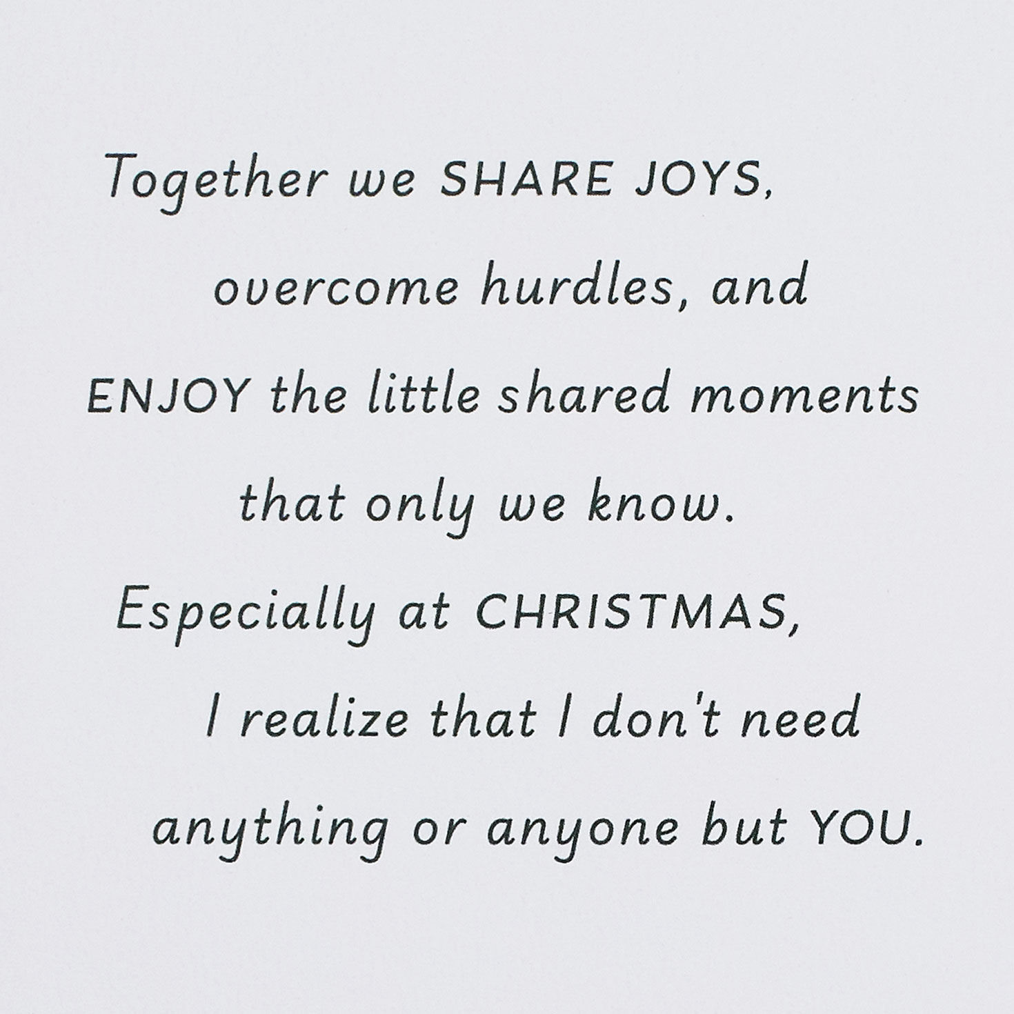 Mountain Landscape Husband Christmas Card Sentiment image number 2