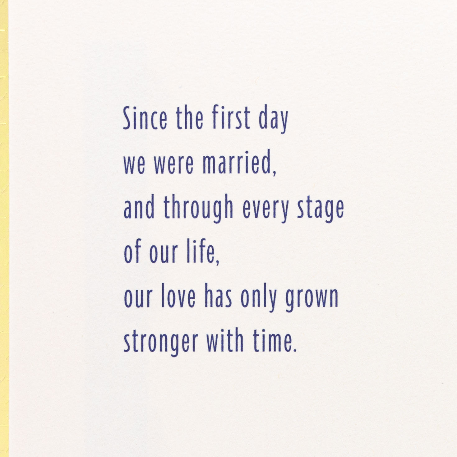 Tropical Leaves with Blue Lettering Anniversary Card for Him Sentiment image number 2