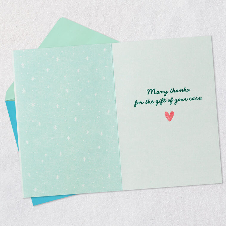 Caring With Heart Thank-You Card for Healthcare Professional, , large image number 3