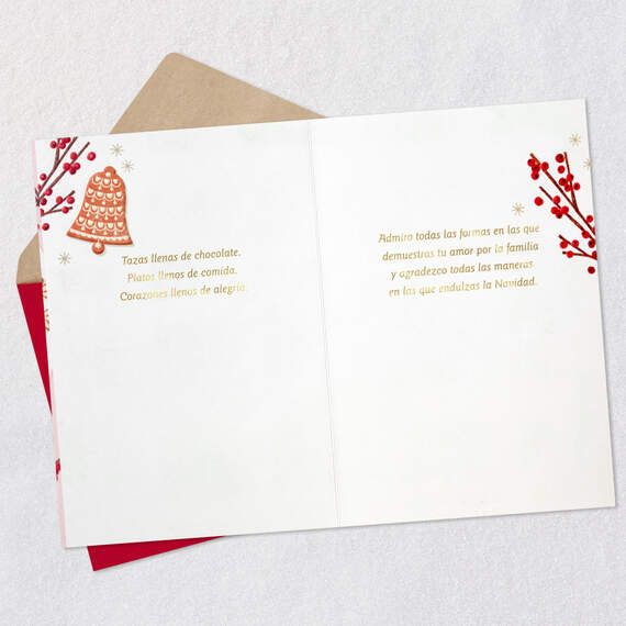 Ways You Show Love Spanish-Language Christmas Card for Grandma, , large image number 4