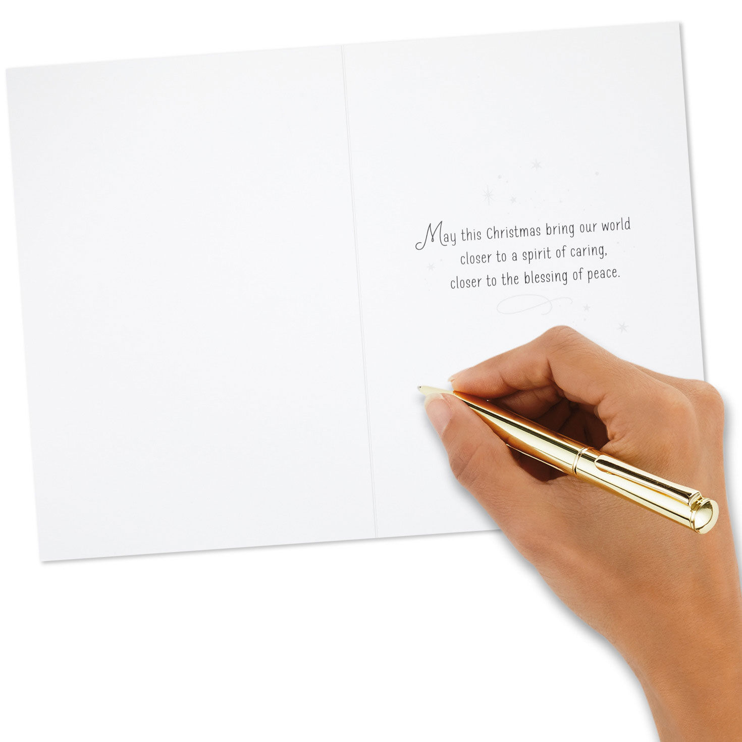 Spiritual Festive Boxed Christmas Card Pack signing card image number 6