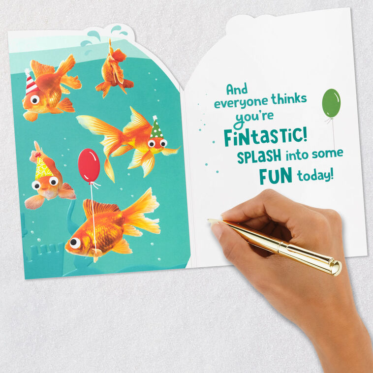 You're Fintastic Birthday Card for Kid, , large image number 6