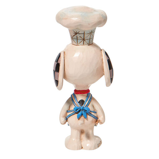 Jim Shore Peanuts Mini Snoopy Chef Figurine, 4", 