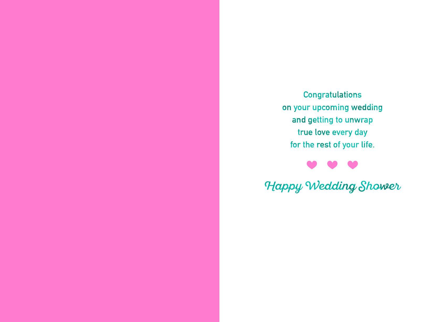 Bridal Shower Gifts Wedding Card