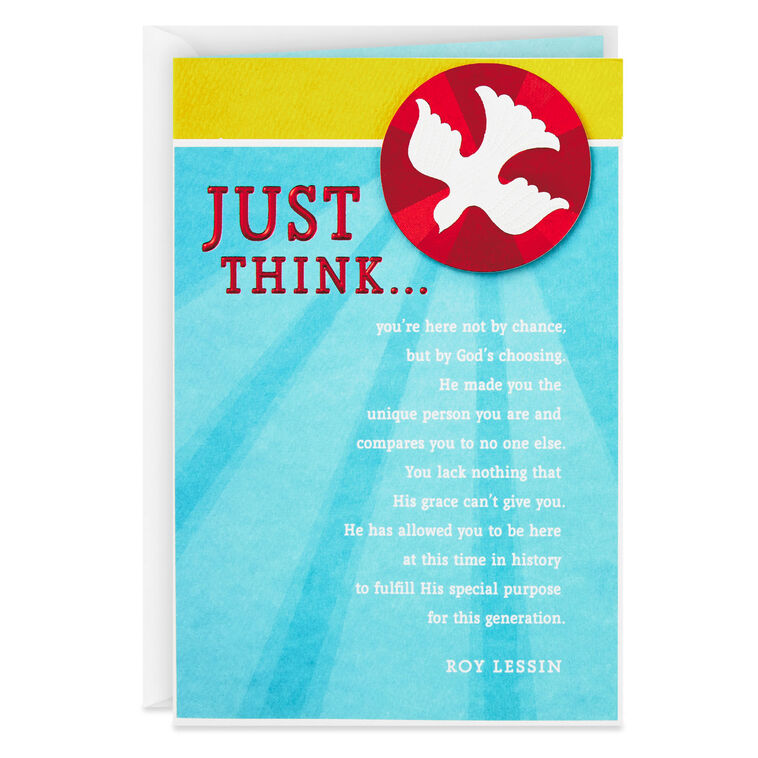 Your Place in the World Religious Confirmation Card