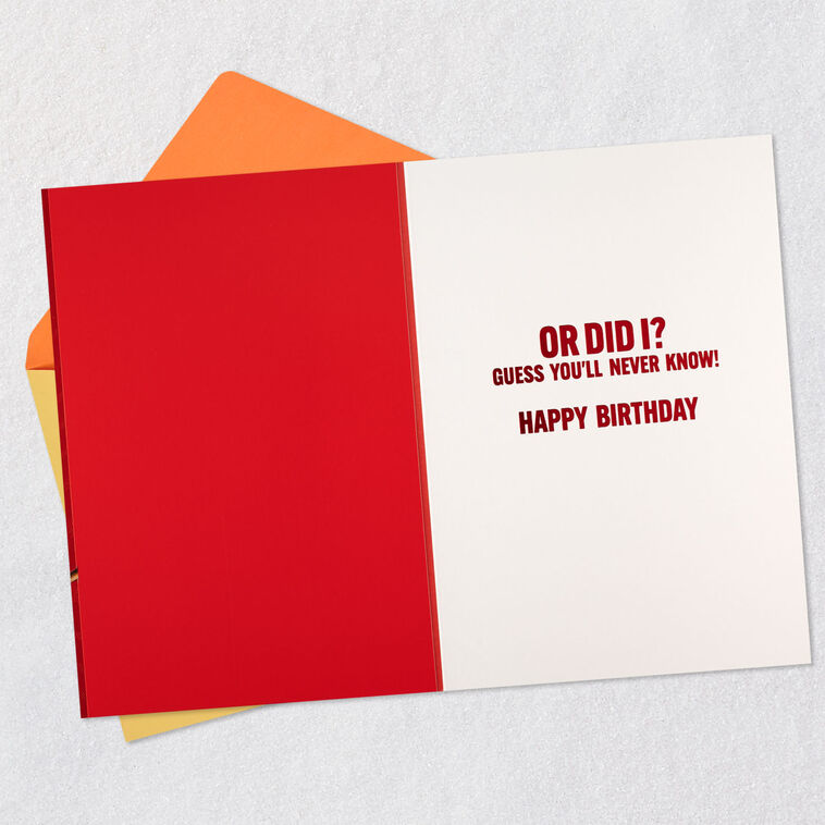 I Did Not Fart Or Did I? Funny Birthday Card, , large image number 3