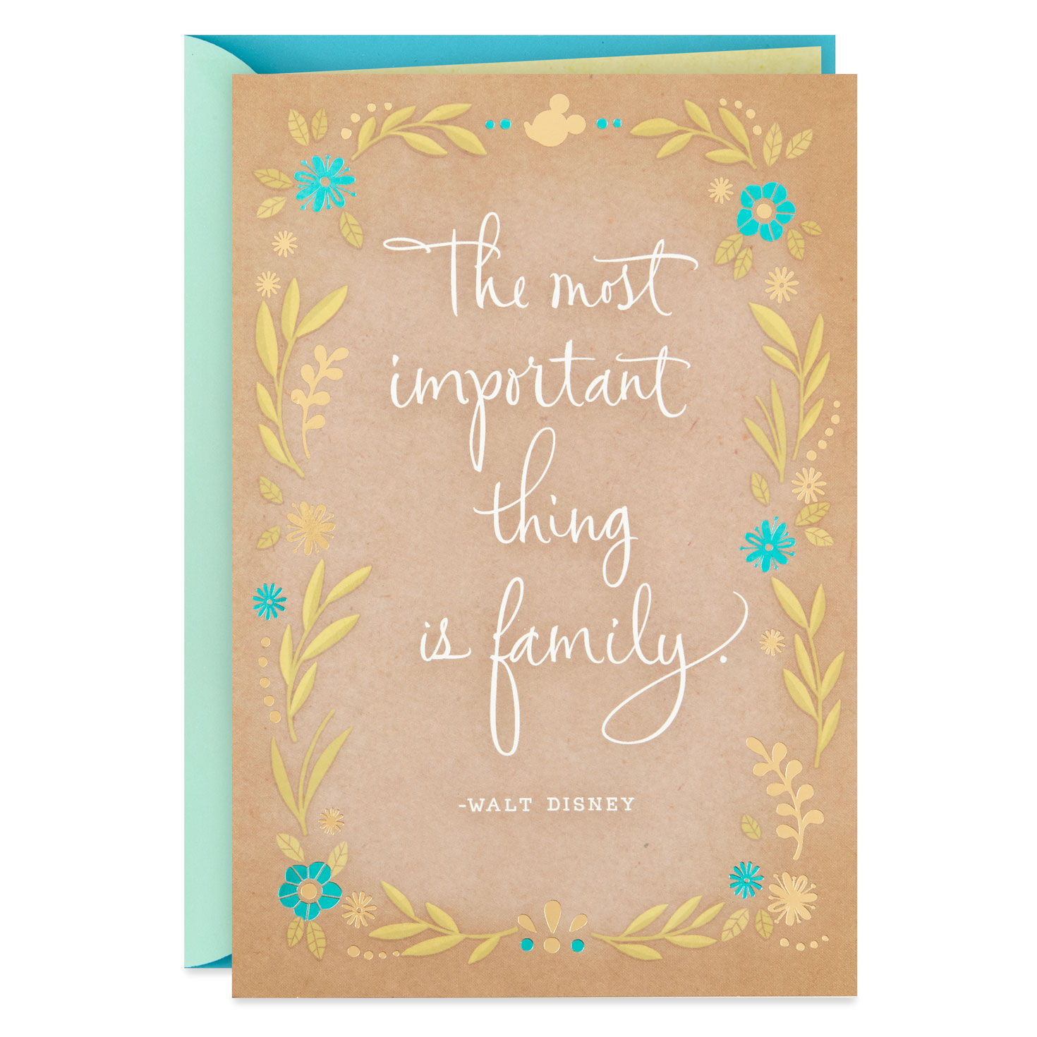 Disney Quote Family Is Most Important Anniversary Card From Us Greeting Cards Hallmark