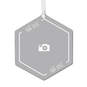 Design-Your-Own Hexagon Personalized Text and Photo Metal Ornament, , large image number 1