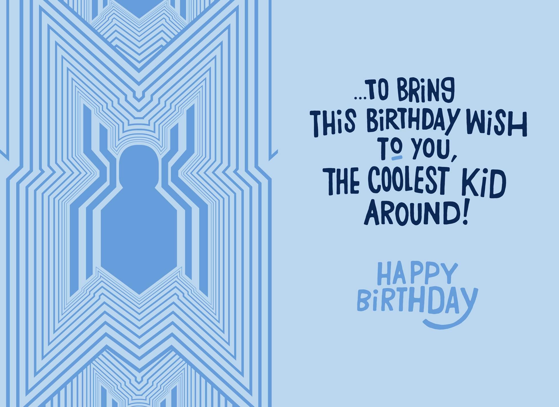 Spider-Man Brings a Wish Musical Birthday Card