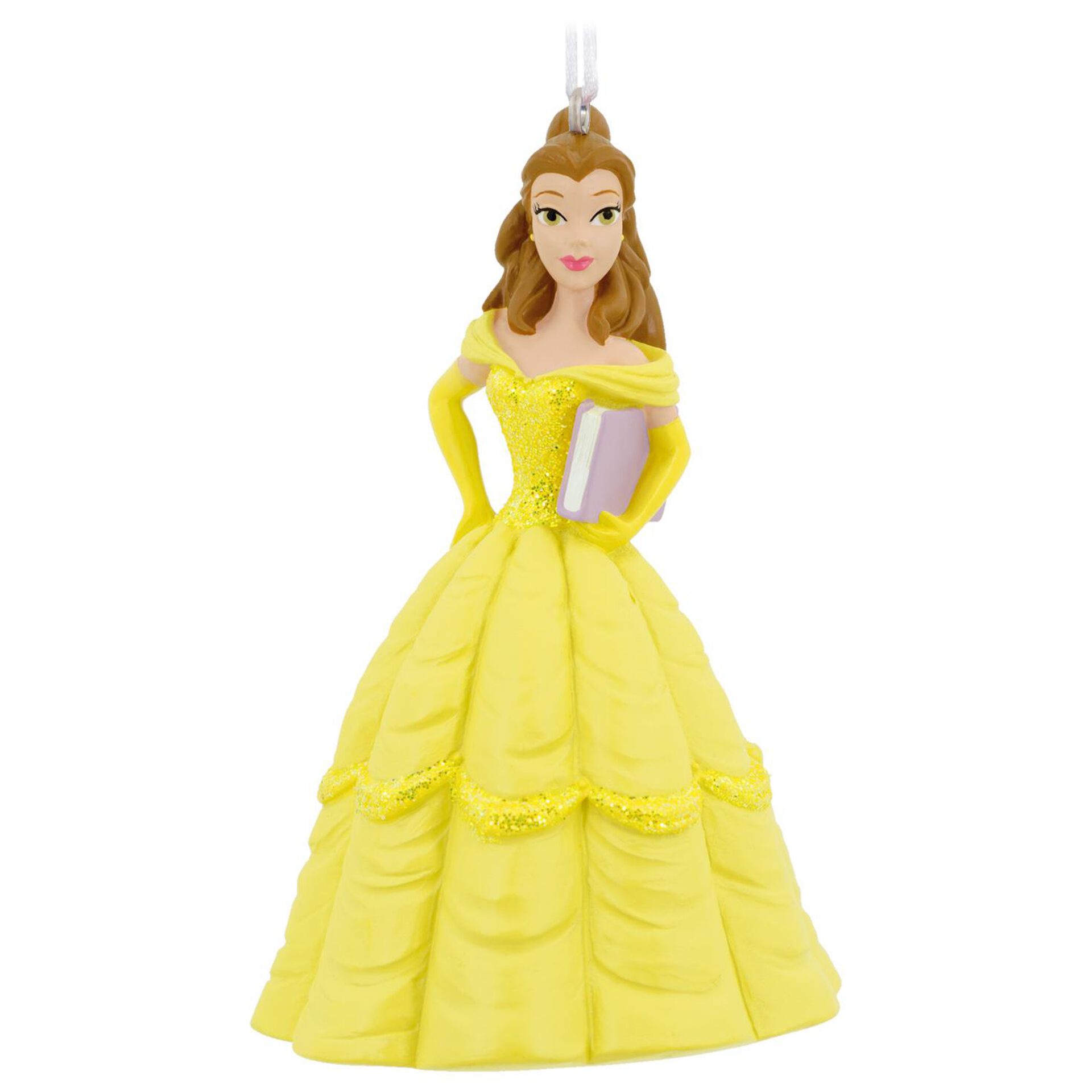 Disney Beauty And The Beast Belle With Book Hallmark Ornament Gift Ornaments Hallmark