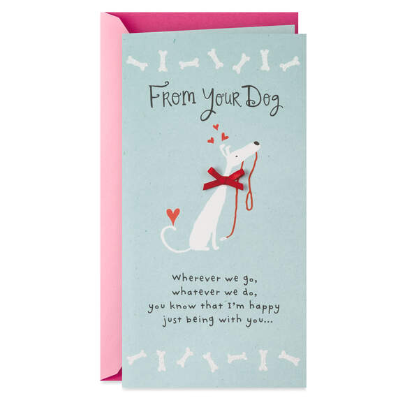 Favorite Place Is Wherever You Are Mother's Day Card From the Dog