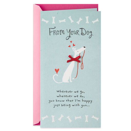 Favorite Place Is Wherever You Are Mother's Day Card From the Dog, 