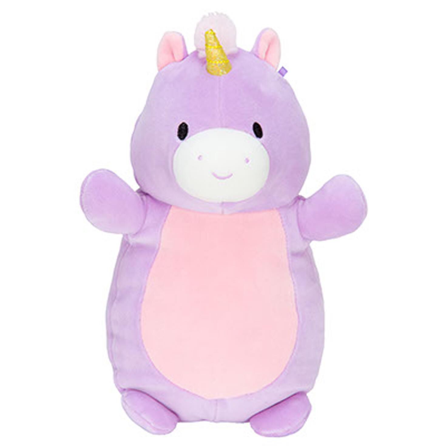 pink and purple unicorn stuffed animal